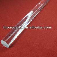 good quality transparent quartz glass rod