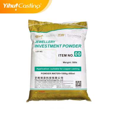 Yihui brand 00 Investment Powder for brass casting,cheap gypsum powder for jewelry casting