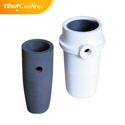 Graphite casting curcible and ceramic shield for Galloni machine