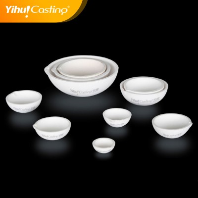 Hot sell 2019 new products high purity milky quartz ceramic gold melting  crucible